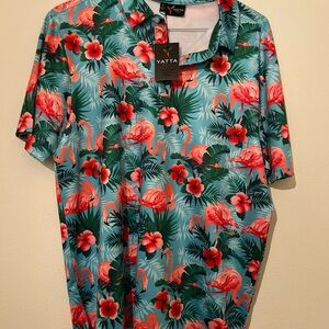 Yatta Tropical Flamingo Shirt